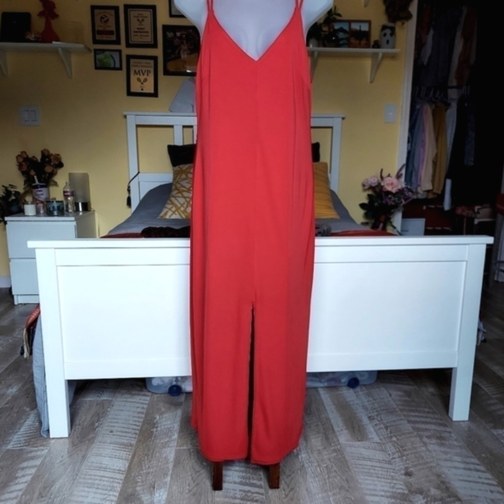 NWT Neiman Marcus Bailey 44 Red Maxi Cocktail Dress - Picture 8 of 14